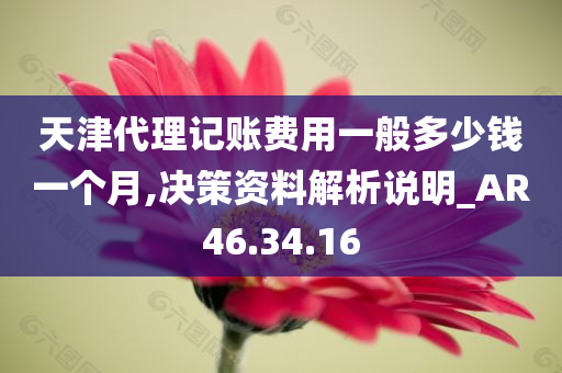 天津代理记账费用一般多少钱一个月,决策资料解析说明_AR46.34.16