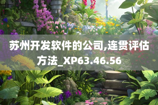 苏州开发软件的公司,连贯评估方法_XP63.46.56