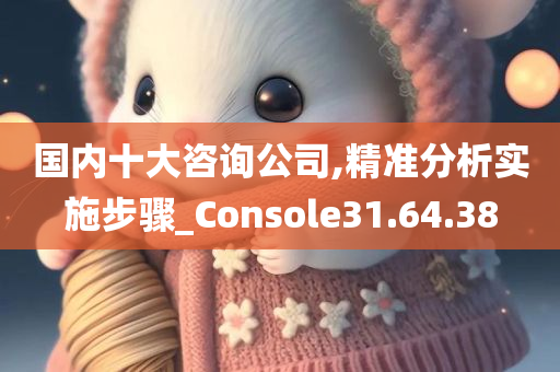 国内十大咨询公司,精准分析实施步骤_Console31.64.38