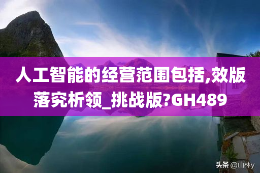 人工智能的经营范围包括,效版落究析领_挑战版?GH489