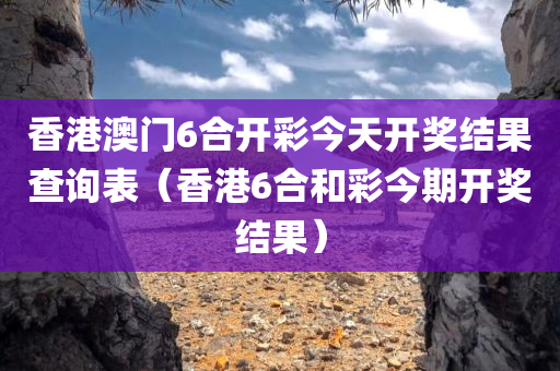 香港澳门6合开彩今天开奖结果查询表（香港6合和彩今期开奖结果）