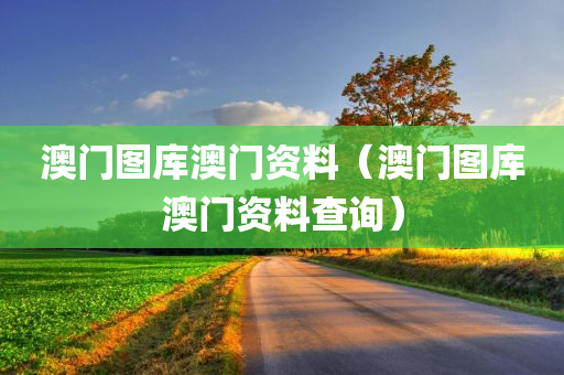 澳门图库澳门资料（澳门图库澳门资料查询）