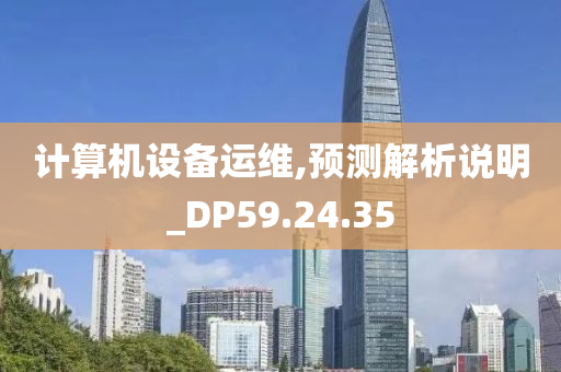 计算机设备运维,预测解析说明_DP59.24.35