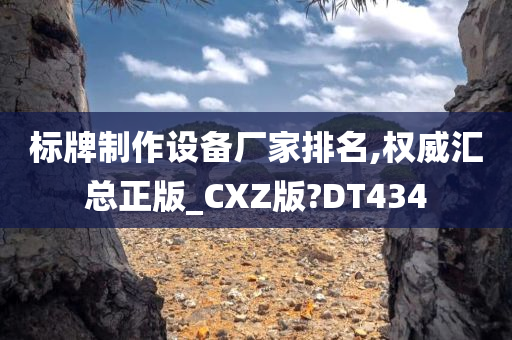 标牌制作设备厂家排名,权威汇总正版_CXZ版?DT434