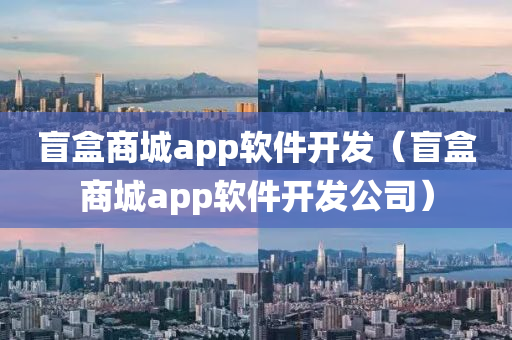 盲盒商城app软件开发（盲盒商城app软件开发公司）