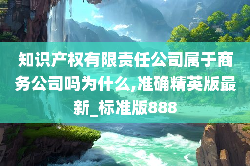 知识产权有限责任公司属于商务公司吗为什么,准确精英版最新_标准版888