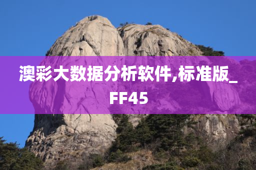 澳彩大数据分析软件,标准版_FF45