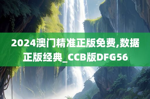 2024澳门精准正版免费,数据正版经典_CCB版DFG56