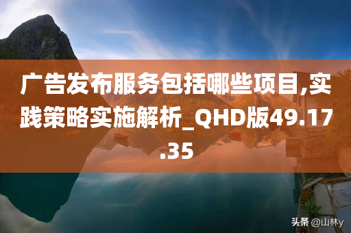 广告发布服务包括哪些项目,实践策略实施解析_QHD版49.17.35