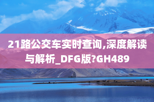 21路公交车实时查询,深度解读与解析_DFG版?GH489