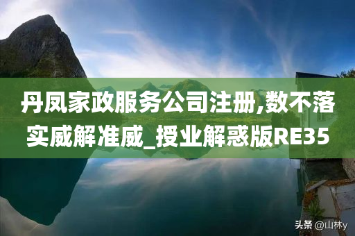 丹凤家政服务公司注册,数不落实威解准威_授业解惑版RE35