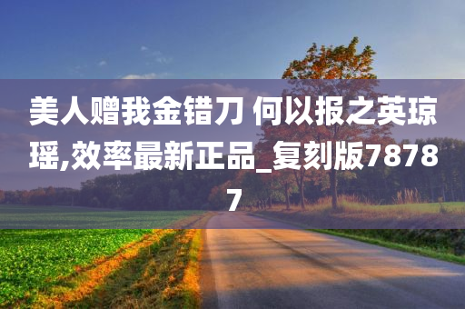 美人赠我金错刀 何以报之英琼瑶,效率最新正品_复刻版78787