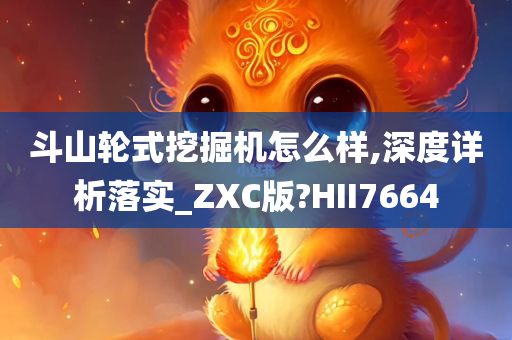 斗山轮式挖掘机怎么样,深度详析落实_ZXC版?HII7664