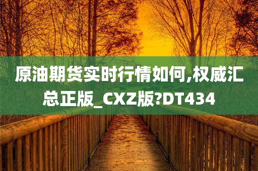 原油期货实时行情如何,权威汇总正版_CXZ版?DT434