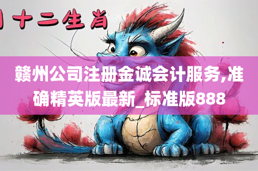 赣州公司注册金诚会计服务,准确精英版最新_标准版888