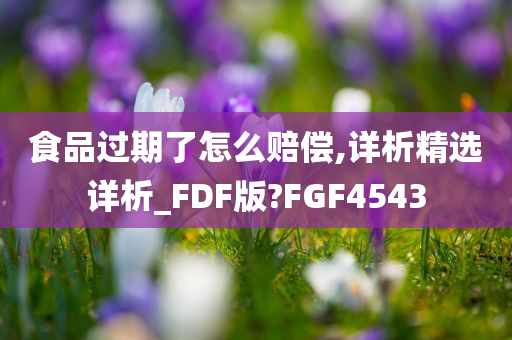 食品过期了怎么赔偿,详析精选详析_FDF版?FGF4543