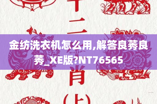 金纺洗衣机怎么用,解答良莠良莠_XE版?NT76565