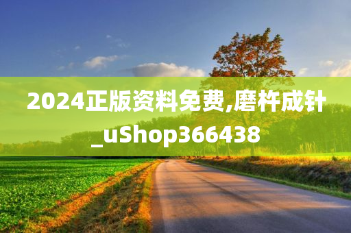 2024正版资料免费,磨杵成针_uShop366438