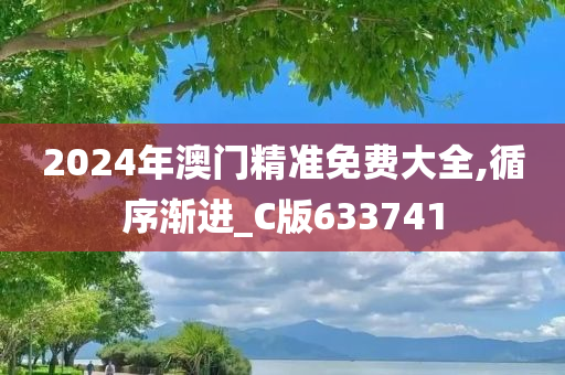 2024年澳门精准免费大全,循序渐进_C版633741