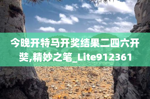 今晚开特马开奖结果二四六开奘,精妙之笔_Lite912361