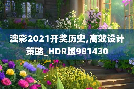 澳彩2021开奖历史,高效设计策略_HDR版981430