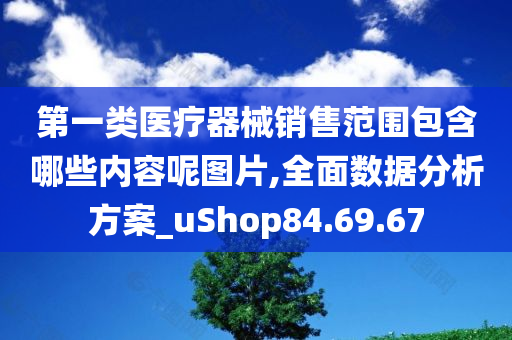 第一类医疗器械销售范围包含哪些内容呢图片,全面数据分析方案_uShop84.69.67