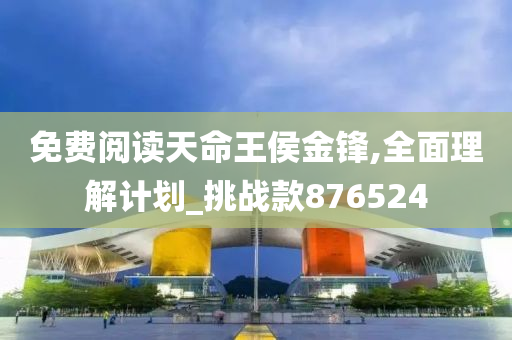 免费阅读天命王侯金锋,全面理解计划_挑战款876524