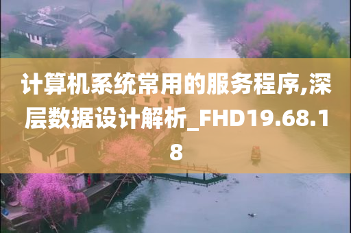 计算机系统常用的服务程序,深层数据设计解析_FHD19.68.18