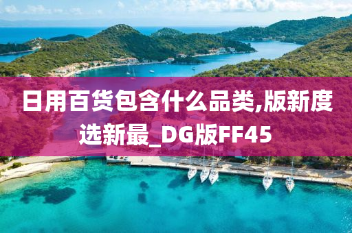 日用百货包含什么品类,版新度选新最_DG版FF45