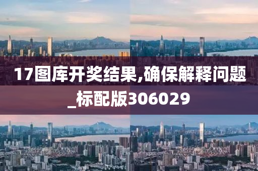 17图库开奖结果,确保解释问题_标配版306029