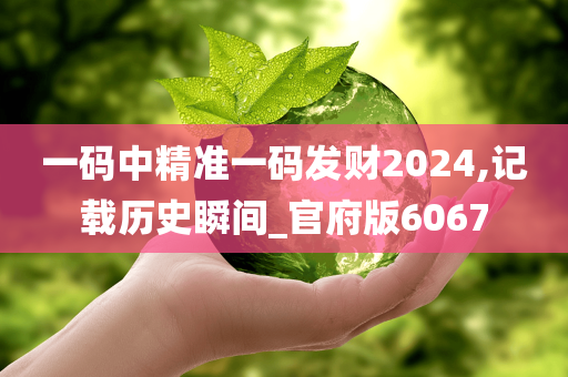 一码中精准一码发财2024,记载历史瞬间_官府版6067