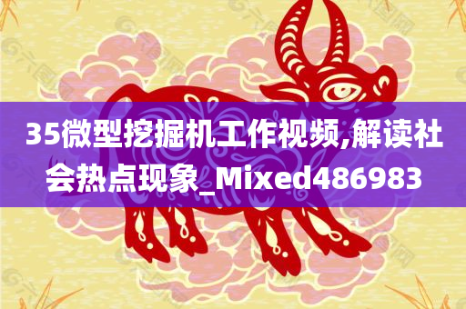 35微型挖掘机工作视频,解读社会热点现象_Mixed486983