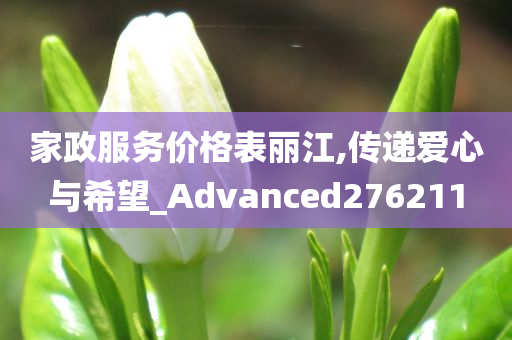 家政服务价格表丽江,传递爱心与希望_Advanced276211