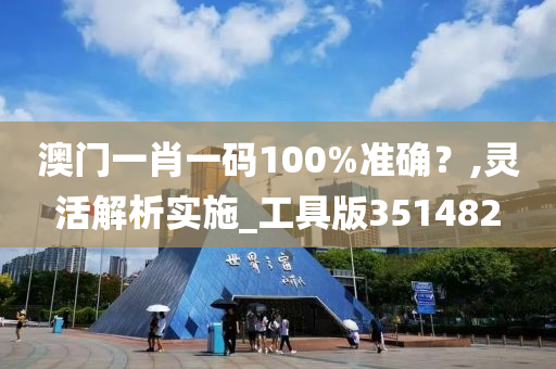 澳门一肖一码100%准确？,灵活解析实施_工具版351482