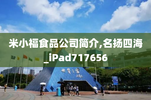 米小福食品公司简介,名扬四海_iPad717656