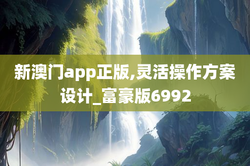 新澳门app正版,灵活操作方案设计_富豪版6992