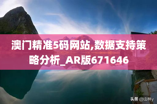 澳门精准5码网站,数据支持策略分析_AR版671646