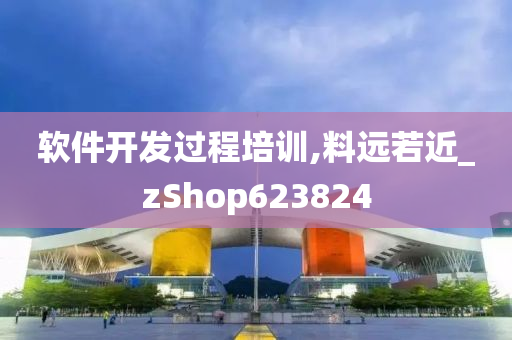 软件开发过程培训,料远若近_zShop623824