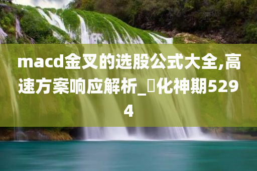 macd金叉的选股公式大全,高速方案响应解析_?化神期5294