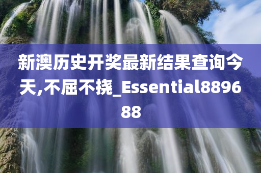 新澳历史开奖最新结果查询今天,不屈不挠_Essential889688