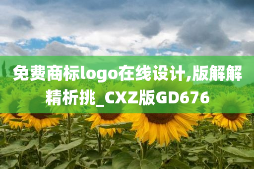 免费商标logo在线设计,版解解精析挑_CXZ版GD676