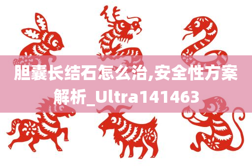 胆囊长结石怎么治,安全性方案解析_Ultra141463