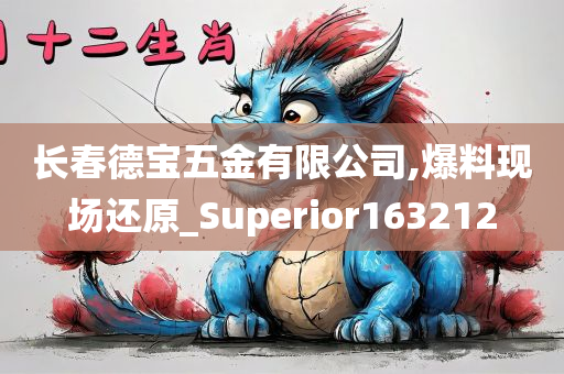 长春德宝五金有限公司,爆料现场还原_Superior163212