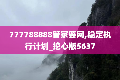 777788888管家婆网,稳定执行计划_挖心版5637