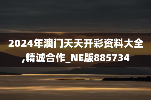 2024年澳门天天开彩资料大全,精诚合作_NE版885734