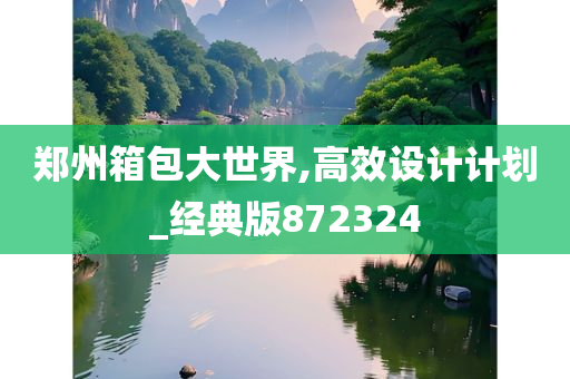 郑州箱包大世界,高效设计计划_经典版872324