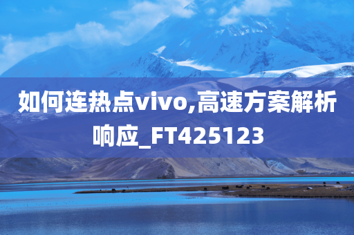 如何连热点vivo,高速方案解析响应_FT425123