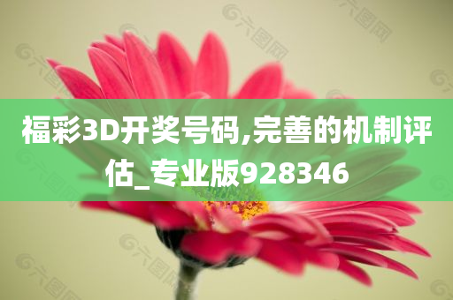 福彩3D开奖号码,完善的机制评估_专业版928346