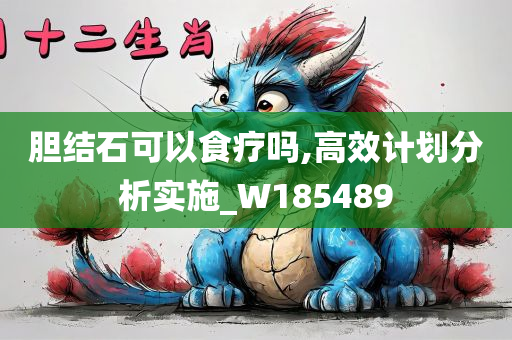 胆结石可以食疗吗,高效计划分析实施_W185489