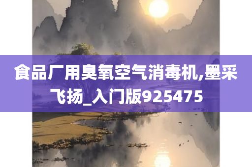 食品厂用臭氧空气消毒机,墨采飞扬_入门版925475